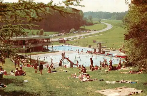 AK / Ansichtskarte  Betzenstein Freibad mit Kiosk und Waermehalle