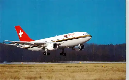 AK / Ansichtskarte  Flugzeuge_Zivil Swissair Airbus A310 Europe