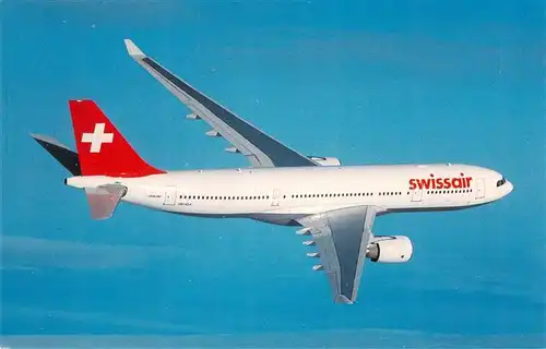 AK / Ansichtskarte  Flugzeuge_Zivil Swissaie Airbus A330-223