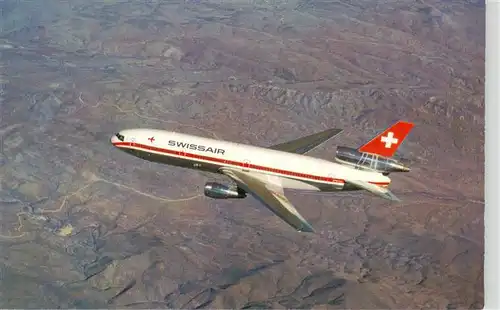 AK / Ansichtskarte  Flugzeuge_Zivil Swissair McDonnell-Doglas DC-10-30