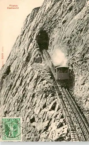 AK / Ansichtskarte  Zahnradbahn_Rack_Railway-- Pilatus Eselwand