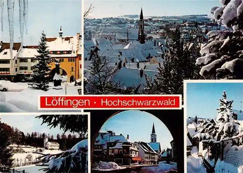 AK / Ansichtskarte  Loeffingen Winteridylle Teilansichten