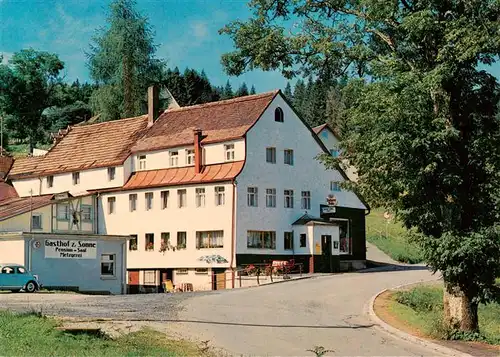 AK / Ansichtskarte  Eisenbach_Schwarzwald Gasthof Pension Zur Sonne