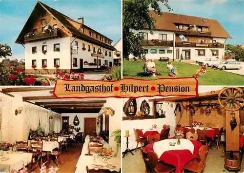 AK / Ansichtskarte 73932521 Dittishausen_Loeffingen Landgasthof Hilpert Pension Gastraeume Liegewiese