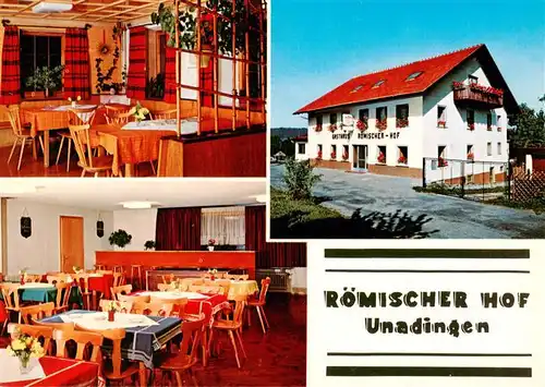 AK / Ansichtskarte 73932532 Unadingen_Loeffingen Gasthaus Roemischer Hof Gastraeume