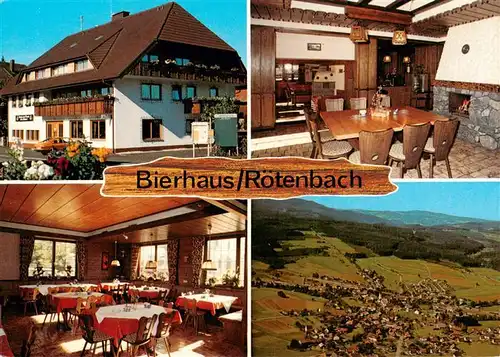 AK / Ansichtskarte 73932535 Roetenbach_Baden_Schwarzwald Gasthaus zum Bierhaus Gastraeume