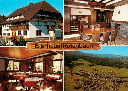 AK / Ansichtskarte  Roetenbach_Baden_Schwarzwald Gasthaus zum Bierhaus Gastraeume