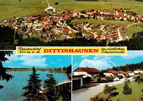 AK / Ansichtskarte  Dittishausen_Loeffingen Fliegeraufnahme Schluchsee Bungalows