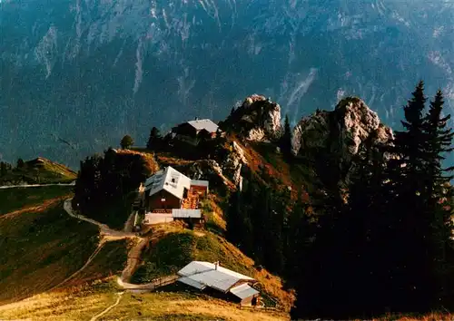 AK / Ansichtskarte  Unterammergau August-Schuster-Haus Berghuette am Puerschling