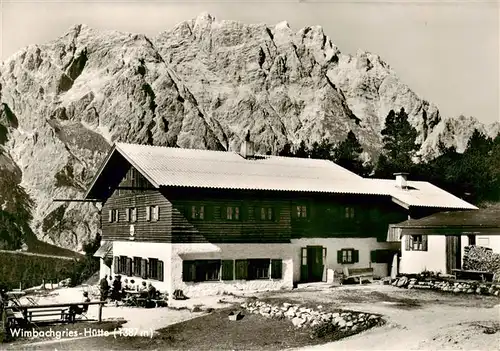 AK / Ansichtskarte  Wimbachgriesshuette_1327m_Hochkalter Berghuette Berchtesgadener Alpen