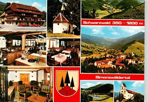 AK / Ansichtskarte 73932602 Simonswald_Simonswaeldertal Hotel Restaurant Baeren Panorama Schwarzwald