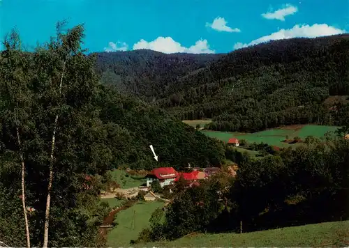 AK / Ansichtskarte 73932619 Oberprechtal_Elzach_Elztal_BW Gasthaus Pension Roessle Luftkurort Landschaftspanorama Schwarzwald