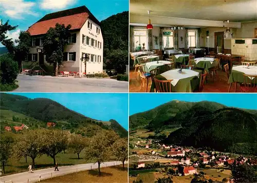 AK / Ansichtskarte  Simonswald_Simonswaeldertal Gasthaus Deutscher Hof Restaurant Panorama Schwarzwald Landstrasse