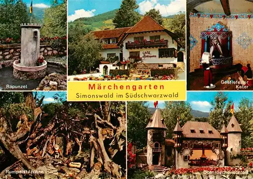AK / Ansichtskarte 73932625 Simonswald_Simonswaeldertal Café Pension Maerchengarten
