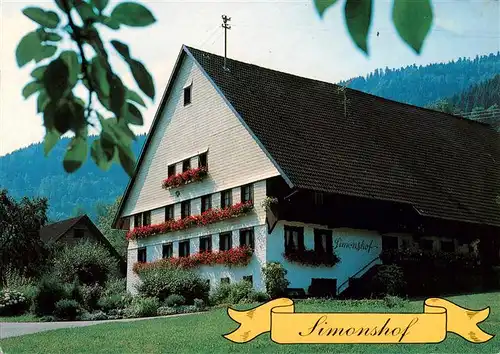 AK / Ansichtskarte 73932632 Simonswald_Simonswaeldertal Simonshof