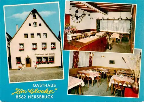 AK / Ansichtskarte  Hersbruck Gasthaus zur Glocke Gastraeume