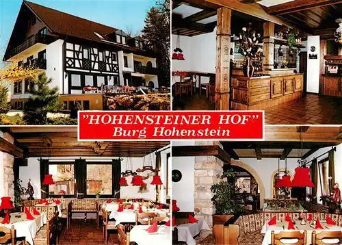 AK / Ansichtskarte  Hohenstein_Hersbruck Hohensteiner Hof Burg Hohenstein Gastraeume