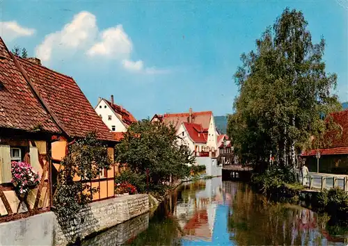 AK / Ansichtskarte  Hersbruck Partie an der Pegnitz