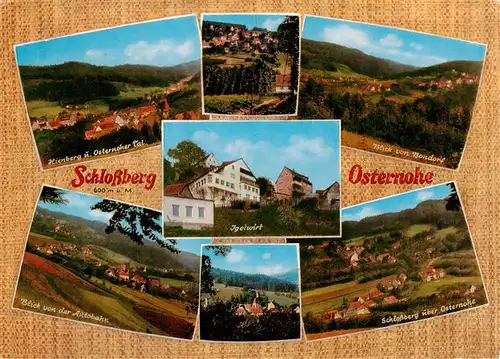 AK / Ansichtskarte  Osternohe_Lauf Hienberg Osternoher Tal Blick von Bondorf Igelwirt Blick von der Autobahn Schlossberg