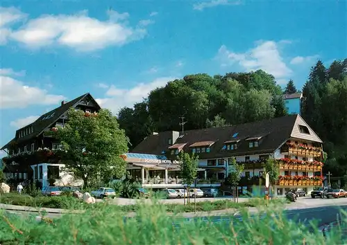 AK / Ansichtskarte  Freiburg_Breisgau Schwaers Hotel Loewen