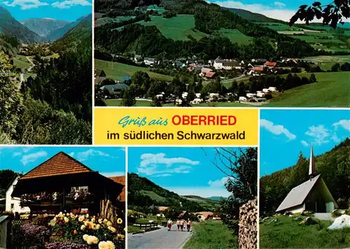 AK / Ansichtskarte  Oberried__Breisgau_Schwarzwald Panorama Teilansichten Kapelle