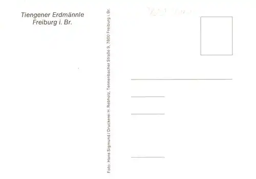 AK / Ansichtskarte  Tiengen_Freiburg_Breisgau Tiengener Erdmaennle