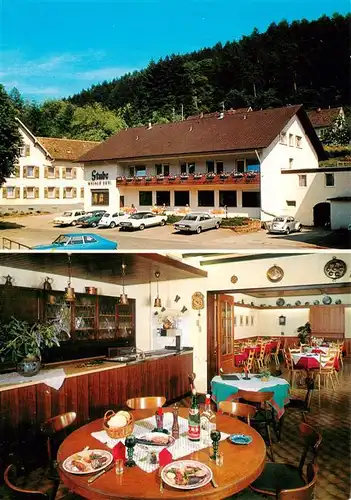 AK / Ansichtskarte  Gutach_Breisgau Hotel Restaurant Adler Gastraeume