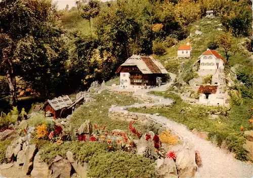 AK / Ansichtskarte  Simonswaeldertal_Simonswald Cafe Pension Maerchengarten Schwarzwald Miniatur