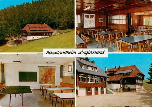 AK / Ansichtskarte 73932873 Schauinsland_Oberried_BW Schullandheim Luginsland Gastraum Tischtennis