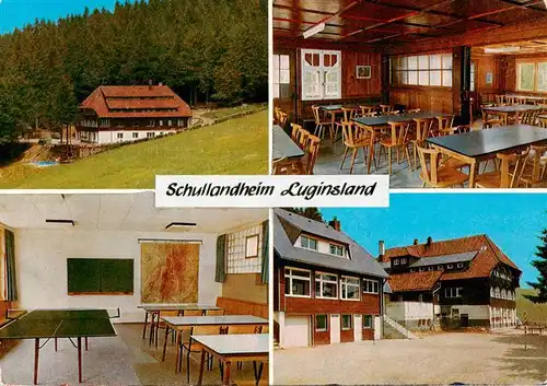 AK / Ansichtskarte  Schauinsland_Oberried_BW Schullandheim Luginsland Gastraum Tischtennis