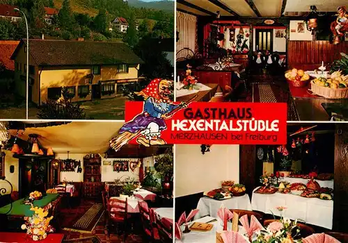 AK / Ansichtskarte  Merzhausen__Freiburg_Breisgau Gasthaus Hexentalstueble Gastraeume