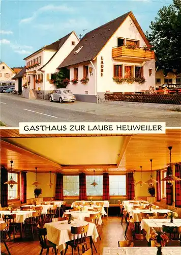 AK / Ansichtskarte  Heuweiler Gasthaus zur Laube Gastraum