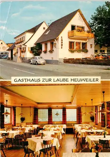 AK / Ansichtskarte 73932904 Heuweiler Gasthaus zur Laube Gastraum