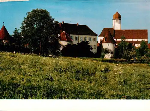 AK / Ansichtskarte 73932906 Kirchhofen_Ehrenkirchen_Breisgau Wasserschloss des Lazarus von Schwendi und Wallfahrtskirche Maeriae Himmelfahrt