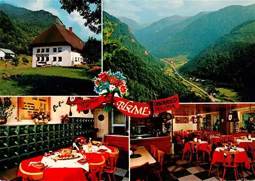 AK / Ansichtskarte  Oberried__Breisgau_Schwarzwald Gasthaus zur Blume Gastraeume Panorama