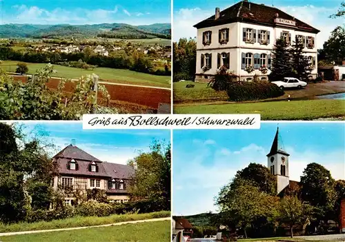 AK / Ansichtskarte  Bollschweil Panorama Rathaus Schloss Kirche