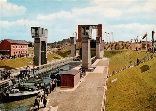 AK / Ansichtskarte  Waltrop Neues Schiffshebewerk Henrichenburg