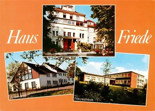 AK / Ansichtskarte 73933012 Bredenscheid_Hattingen Haus Friede Hauptgebaeude Jugendhof Ev Freizeitheim 