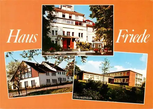 AK / Ansichtskarte  Bredenscheid_Hattingen Haus Friede Hauptgebaeude Jugendhof Ev Freizeitheim 