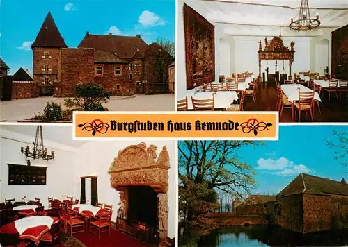 AK / Ansichtskarte  Hattingen__Ruhr Burgstuben Haus Kemnade Gastraeume Burg