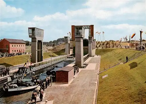 AK / Ansichtskarte  Waltrop Neues Schiffshebewerk Henrichenburg