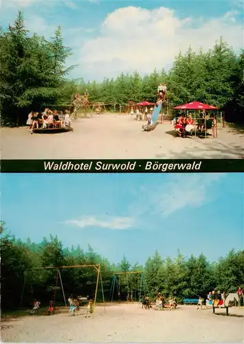 AK / Ansichtskarte  Boergerwald_Boergermoor_Surwold Waldhotel Surwold Kinderspielplatz