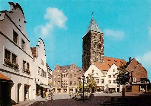 AK / Ansichtskarte  Rheine Marktplatz Kirche