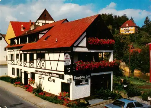 AK / Ansichtskarte 73933095 Waischenfeld Cafe Muehlbach Hotel zur Post Fliegenfischer Hotel