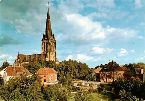 AK / Ansichtskarte  Borghorst_Westfalen Pfarrkirche St Nikomedes