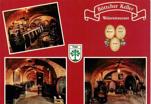 AK / Ansichtskarte 73933158 Telgte_Warendorf Weinrestaurant Boettcher Keller Gastraeume
