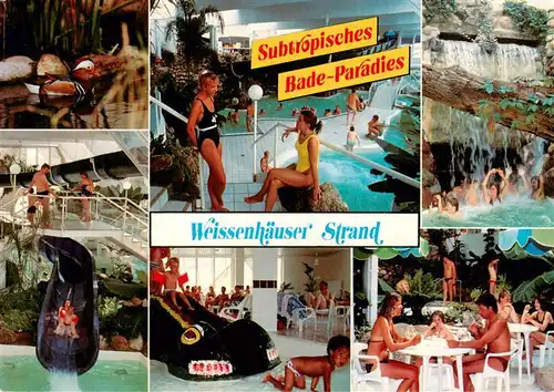 AK / Ansichtskarte 73933192 Weissenhaeuser_Strand Subtropisches Badeparadies Teilansichten