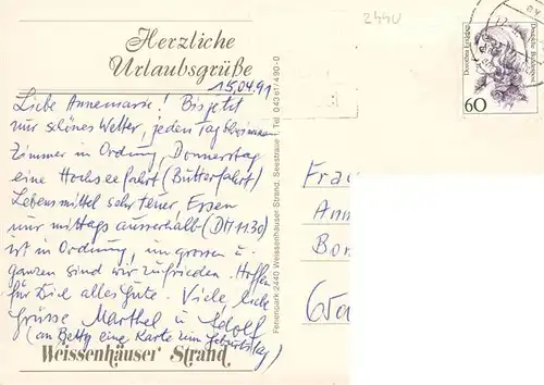 AK / Ansichtskarte  Weissenhaeuser_Strand Subtropisches Badeparadies Teilansichten