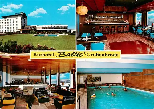 AK / Ansichtskarte 73933195 Grossenbrode_Ostseebad Kurhotel Baltic Gastraeume Bar Hallenbad