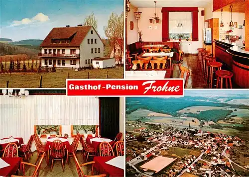 AK / Ansichtskarte 73933247 Kallenhardt_Ruethen Gasthof Pension Frohne Gastraeume